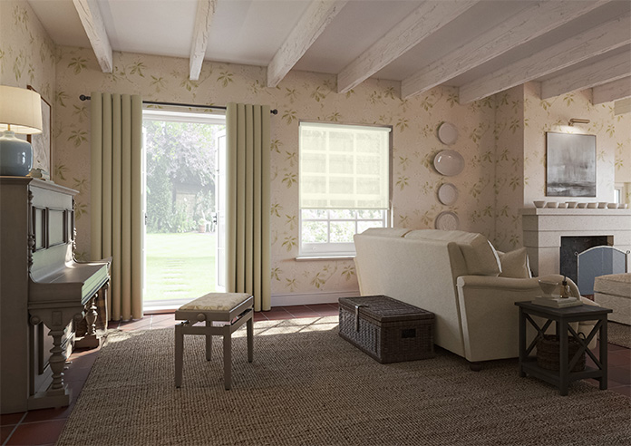 Illusion, Cream - Roller Blind - Image 7